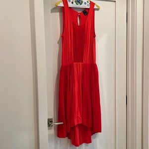 Ella Moss red/orange dress.  Lined bottom.
